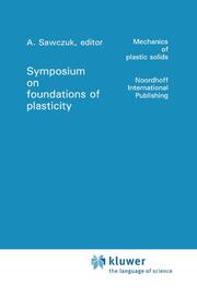 Foundations of Plasticity