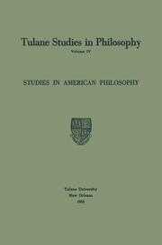 Studies in American Philosophy