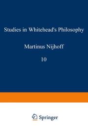 Studies in Whiteheads Philosophy