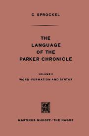 The Language of the Parker Chronicle