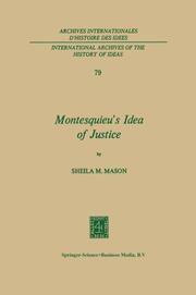 Montesquieus Idea of Justice