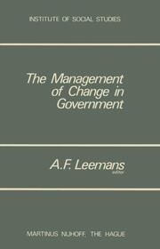 The Management of Change in Government