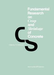 Fundamental Research on Creep and Shrinkage of Concrete - Cover