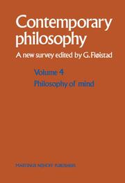 Philosophy of Mind/Philosophie de lesprit