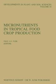 Micronutrients in Tropical Food Crop Production