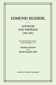 Aufsätze und Vorträge 1911-1921