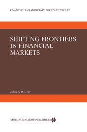 Shifting Frontiers in Financial Markets
