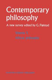 Volume 5: African Philosophy