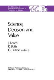Science, Decision and Value - Cover