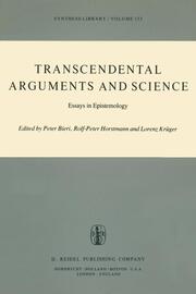 Transcendental Arguments and Science - Cover
