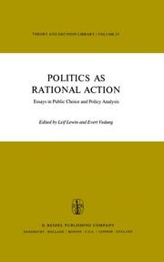 Politics as Rational Action
