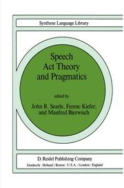 Speech Acts Theory and Pragmatics