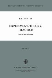 Experiment, Theory, Practice