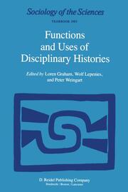 Functions and Uses of Disciplinary Histories - Cover