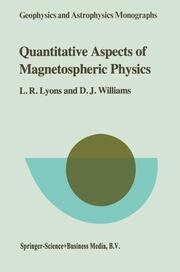 Quantitative Aspects of Magnetospheric Physics - Cover