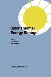 Solar Thermal Energy Storage - Cover