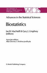 Advances in the Statistical Sciences: Biostatistics