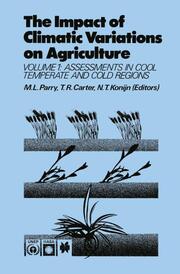 The Impact of Climatic Variations on Agriculture 1