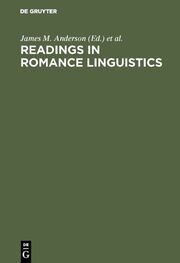 Readings in Romance Linguistics - Cover