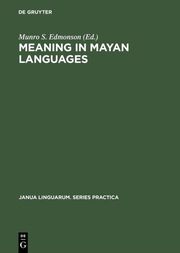 Meaning in Mayan Languages - Cover