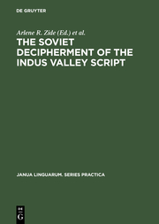 The Soviet Decipherment of the Indus Valley Script - Cover
