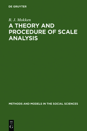 A Theory and Procedure of Scale Analysis