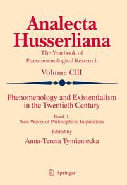 Phenomenology and Existentialism in the Twentieth Century I
