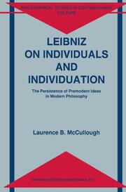 Leibniz on Individuals and Individuation - Cover
