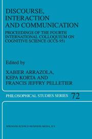 Discourse, Interaction and Communication