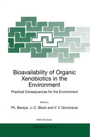 Bioavailability of Organic Xenobiotics in the Environment - Cover