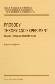Prosody: Theory and Experiment