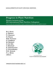 Progress in Plant Nutrition