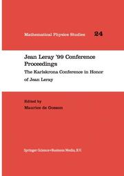 Jean Leray 99 Conference Proceedings
