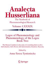 Logos of Phenomenology and Phenomenology of The Logos.Book Two