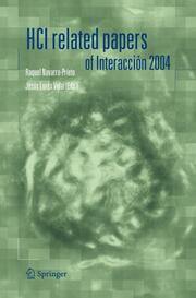 HCI related papers of Interaccion 2004