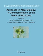 Advances in Algal Biology: A Commemoration of the Work of Rex Lowe - Cover
