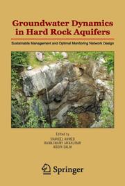 Groundwater Dynamics in Hard Rock Aquifers - Cover
