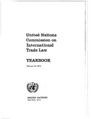 United Nations Commission on International Trade Law (UNCITRAL) Yearbook 1973