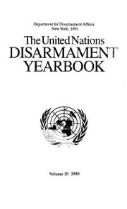 United Nations Disarmament Yearbook 1990