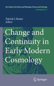 Change and Continuity in Early Modern Cosmology - Cover