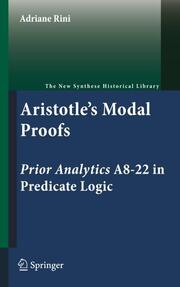 Aristotele's Modal Proofs