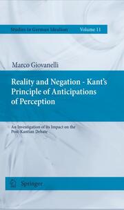 Reality and Negation - Kant's Princilbe of Anticipation of Perception
