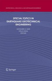 Special Topics in Earthquake Geotechnical Enigeering
