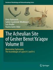 The Acheulian Site of Gesher Benot Yaaqov Volume III