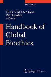 Handbook of Global Bioethics 1-5