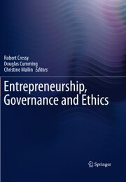 Entrepreneurship, Governance and Ethics - Cover