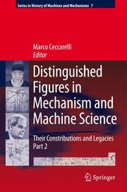 Distinguished Figures in Mechanism and Machine Science - Cover
