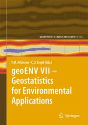 geoENV VII - Geostatistics for Environmental Applications - Cover