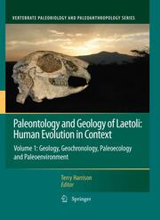 Paleontology and Geology of Laetoli: Human Evolution in Context - Cover