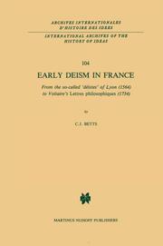Early Deism in France